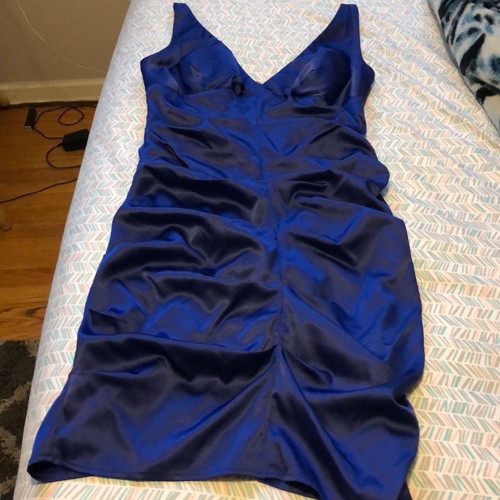 Akira Chicago blue bodycon dress